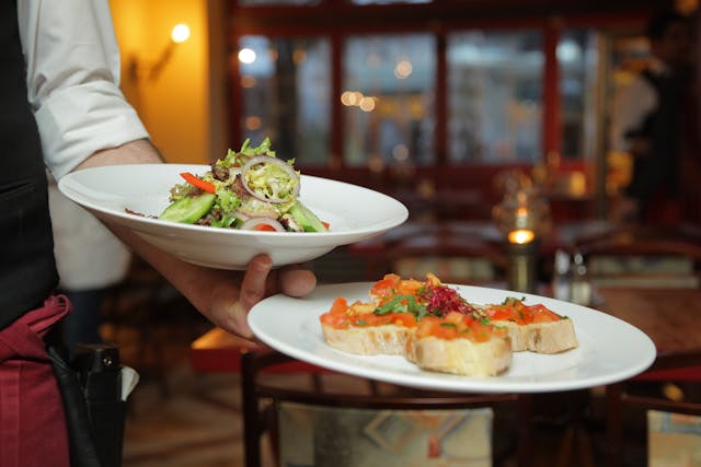 Restaurant menu layout design